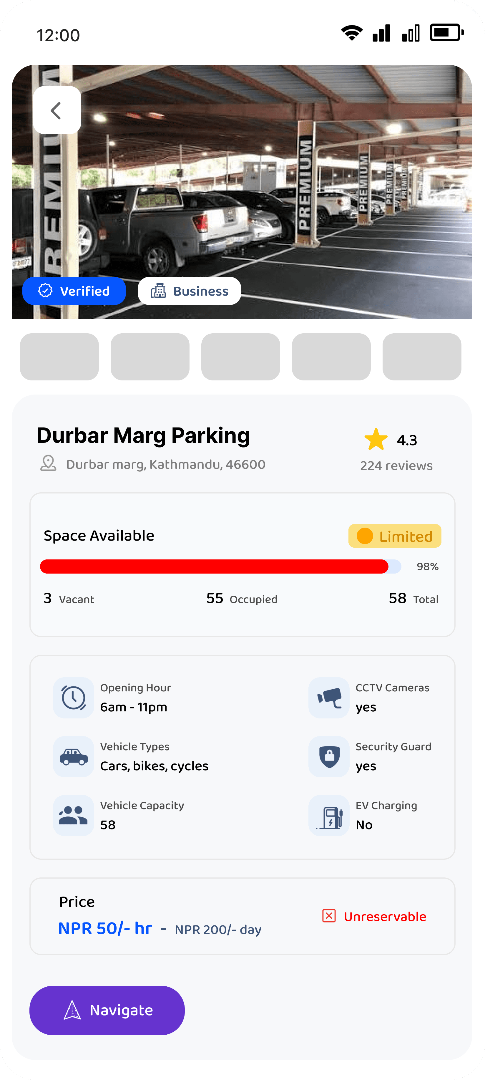 ParkFind screen 3